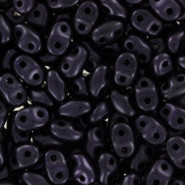 Matubo MiniDuo Beads 4x2.5mm Metallic suede - dark purple